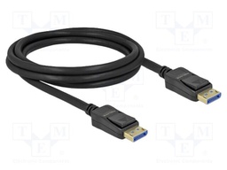 Cable; DisplayPort plug,both sides; DisplayPort 2.0; Len: 2m