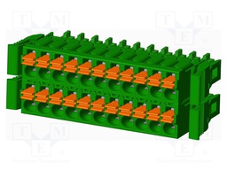 Connector: pluggable terminal block; plug; female; straight; 5.5A