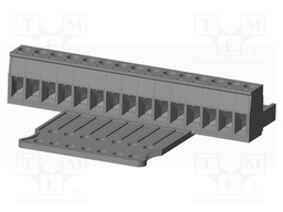 Connector: pluggable terminal block; plug; female; straight; grey