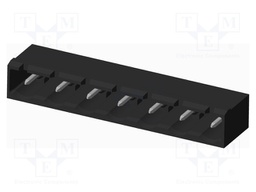 Connector: pluggable terminal block; socket; male; on PCBs