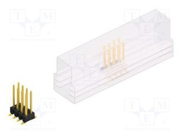 Connector: pin strips; pin header; male; PIN: 8; 2.54mm; SMT; 2x4