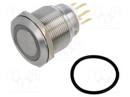 Switch: vandal resistant; Pos: 2; SPDT; 3A/220VAC; 5A/24VDC; IP65