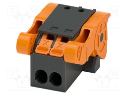 PCB connector, nominal cross section: 1.5 mm2, color: black,