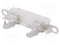 Fuse holder; cylindrical fuses; 5x20mm; Imax: 6.3A; tinned; 250VAC
