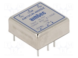 Converter: DC/DC; 15W; Uin: 18÷75V; Uout: 5VDC; Uout2: -5VDC; 1"x1"