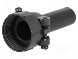 Cable hood and fastener; Series: DS/MS; Case: size 18; grey-olive