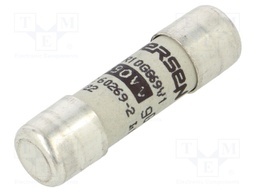 Fuse: fuse; gG,time-lag; 1A; 690VAC; 10x38mm