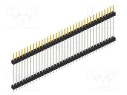 Connector: pin strips; pin header; male; PIN: 36; 2.54mm; THT; 1x36