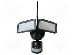 Lamp: LED flood light; 18W; 230VAC; white cold; 180°; 6000K; 20000h