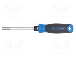 Screwdriver: standard; with ratchet; 1/4"; Blade length: 115mm