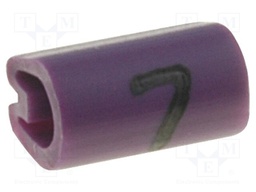 Markers for cables and wires; Label symbol: 7; 1.5÷2mm; PVC