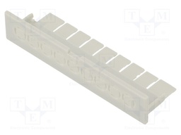 Terminals cover; for enclosures; grey