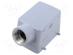 Enclosure: for HDC connectors; C-TYPE; size 66.40; Gland holes: 1