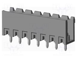 Connector: pluggable terminal block; socket; male; on PCBs