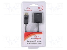Adapter; DisplayPort 1.1; DisplayPort plug,HDMI socket; 0.1m