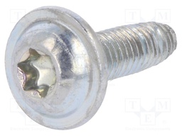 Screw; 3,5x12; Head: button; Torx®; hardened steel; zinc; Size: TX15
