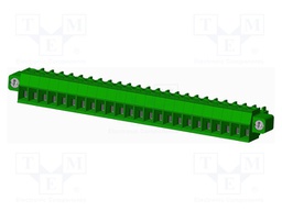 Connector: pluggable terminal block; plug; female; straight; 10A