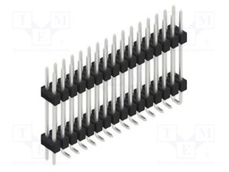 Connector: pin strips; pin header; male; PIN: 32; 2.54mm; SMT; 2x16