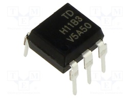 Optocoupler; THT; Ch: 1; OUT: Darlington; 5kV; DIP6; Colour: black