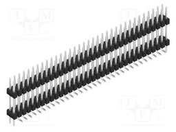 Connector: pin strips; pin header; male; PIN: 68; 2.54mm; SMT; 2x34