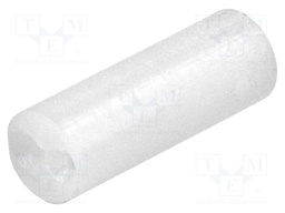 Spacer sleeve; LED; Øout: 5mm; ØLED: 5mm; L: 14mm; natural; UL94V-2