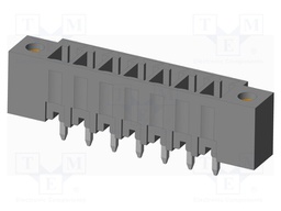 Connector: pluggable terminal block; socket; male; on PCBs