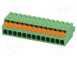 PCB connector, nominal cross section: 2.5 mm2, color: green,