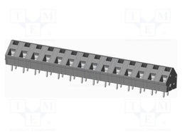 Connector: PCB terminal block; terminal; angled 45°; on PCBs