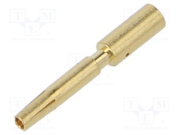 Contact; Size: 1,5mm; female; 1.5mm2; M12 Power; gold-plated