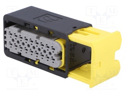 Connector: automotive; plug; female; PIN: 18; IP67; for cable; 60V