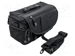 Bag; black; fabric; for meter