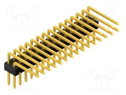 Connector: pin strips; pin header; male; PIN: 30; 2.54mm; THT; 2x15