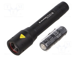 Torch: LED; luminous flux adjustment; 12h; L: 120mm; Ø: 26mm; black