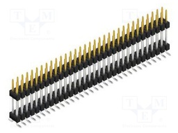 Connector: pin strips; pin header; male; PIN: 64; 2.54mm; SMT; 2x32