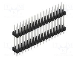 Connector: pin strips; pin header; male; PIN: 34; 2.54mm; THT; 2x17