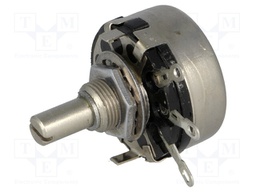 Potentiometer: shaft; single turn; 3.3kΩ; 2W; ±20%; soldered; 6mm
