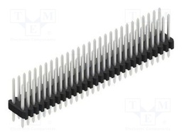 Connector: pin strips; pin header; male; PIN: 56; 1.27mm; THT; 2x28