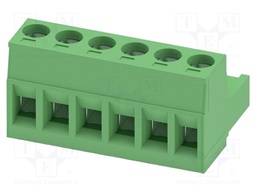 PCB connector, nominal cross section: 2.5 mm?, color: green,