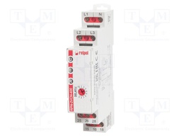 Voltage monitoring relay; for DIN rail mounting; RPN-2V; DPDT