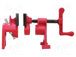 Universal clamp; for steel pipes DN 20/R3/4" or DN 15/R1/2"