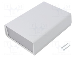 Enclosure: with panel; PCB is fastened in guides; EURO 93; ABS