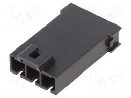 Plug; wire-wire; male; Mega-Fit; 5.7mm; PIN: 3; Layout: 1x3