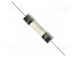 Fuse: fuse; quick blow; 5A; 250VAC; ceramic,cylindrical,axial