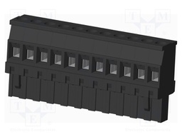 Connector: pluggable terminal block; plug; female; angled 90°