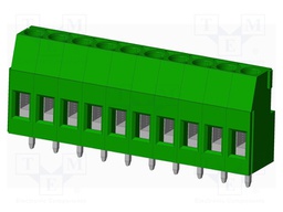 Connector: PCB terminal block; terminal; Plating: tinned; on PCBs