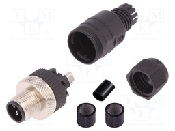 Plug; M12; PIN: 5; male; A code-DeviceNet / CANopen; for cable
