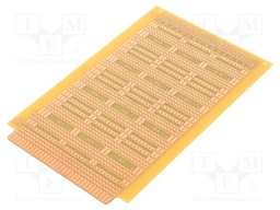 Board: universal; single sided,prototyping; W: 100mm; L: 160mm