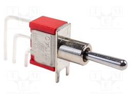 Switch: toggle; Pos: 3; SP3T; ON-OFF-ON; 2A/250VAC; 5A/28VDC; THT