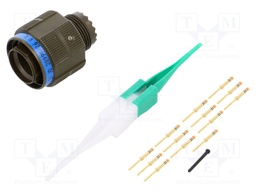 Connector: circular; D38999 series III; plug; male; PIN: 13; 5A