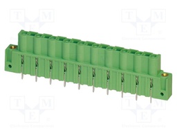 PCB headers, nominal cross section: 2.5 mm?, color: green, n